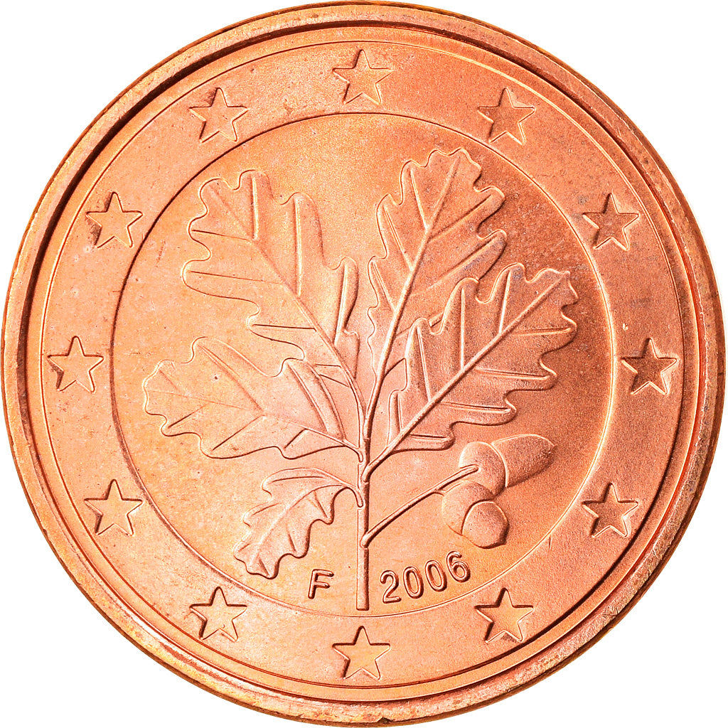 GERMANIA - REPUBBLICA FEDERALE, 5 Euro Cent, 2006, Stuttgart, SPL, Acciaio