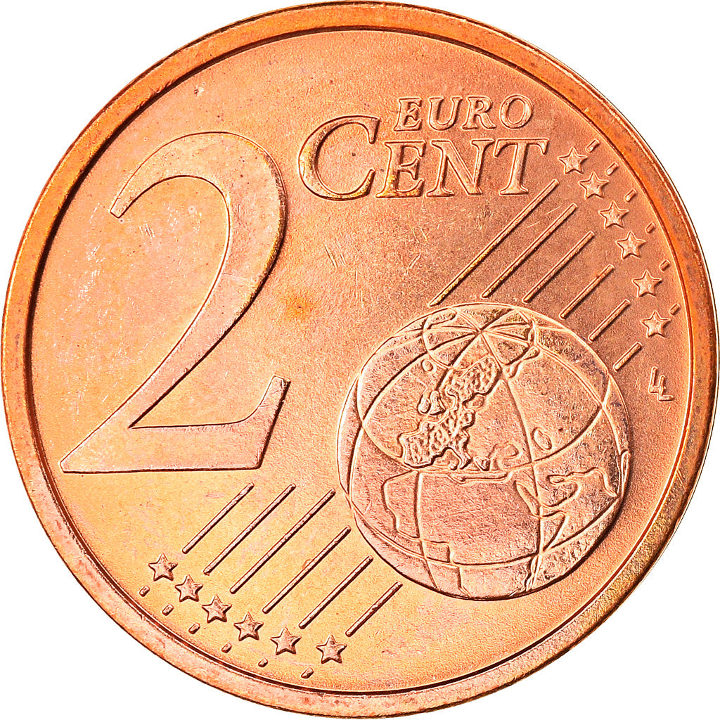GERMANY - FEDERAL REPUBLIC, 2 Euro Cent, 2006, Stuttgart, MS(63), Copper Plated