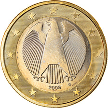 GERMANY - FEDERAL REPUBLIC, Euro, 2006, Karlsruhe, MS(63), Bi-Metallic, KM:213