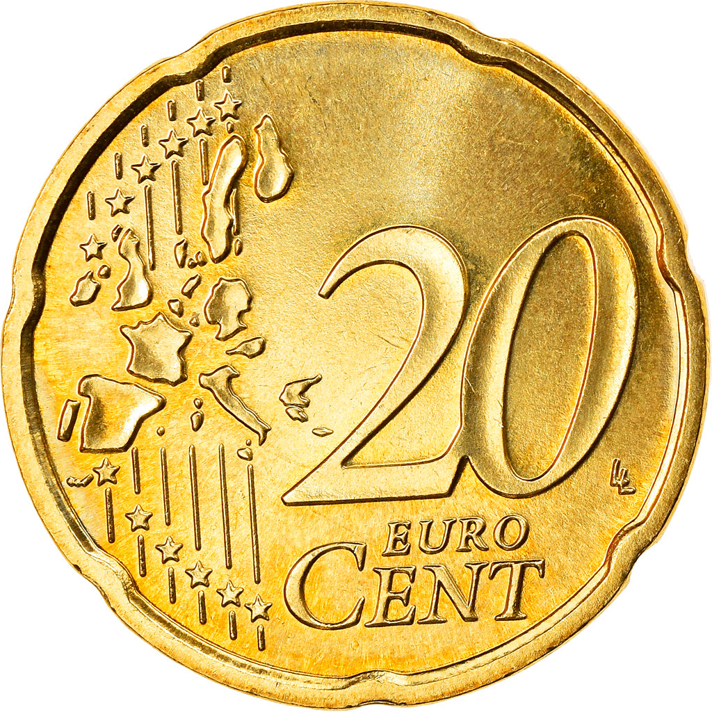République fédérale allemande, 20 Euro Cent, 2006, Karlsruhe, SPL, Laiton