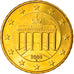 GERMANY - FEDERAL REPUBLIC, 10 Euro Cent, 2006, Karlsruhe, MS(63), Brass, KM:210