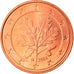 GERMANY - FEDERAL REPUBLIC, 5 Euro Cent, 2006, Karlsruhe, MS(63), Copper Plated