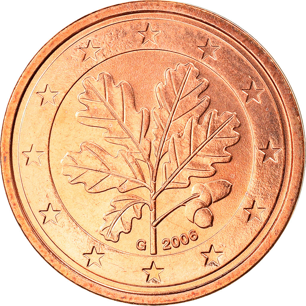 GERMANIA - REPUBBLICA FEDERALE, 2 Euro Cent, 2006, Karlsruhe, SPL, Acciaio