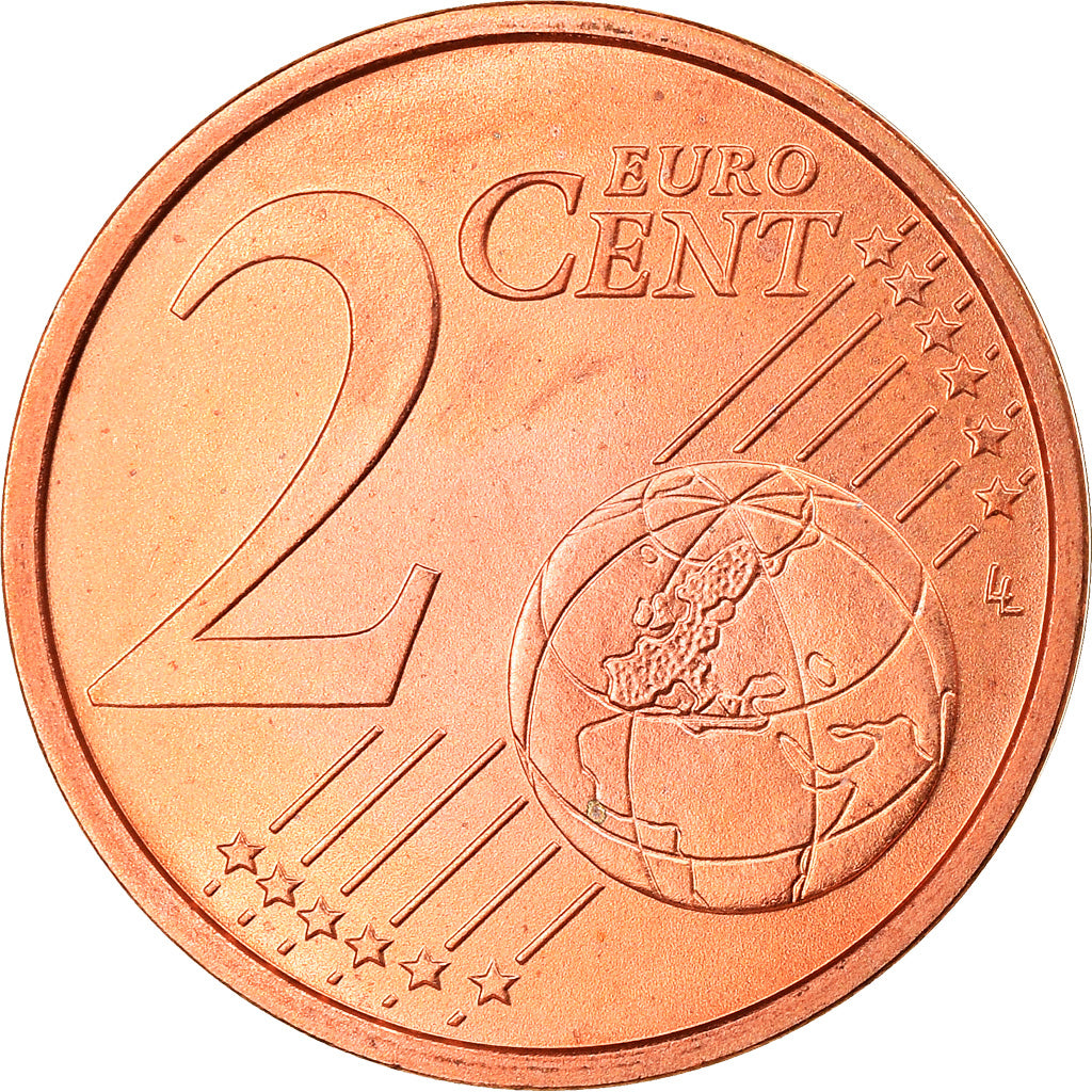 ALEMANHA - REPÚBLICA FEDERAL, 2 Euro Cent, 2006, Hambourg, MS(63), Aço Cromado