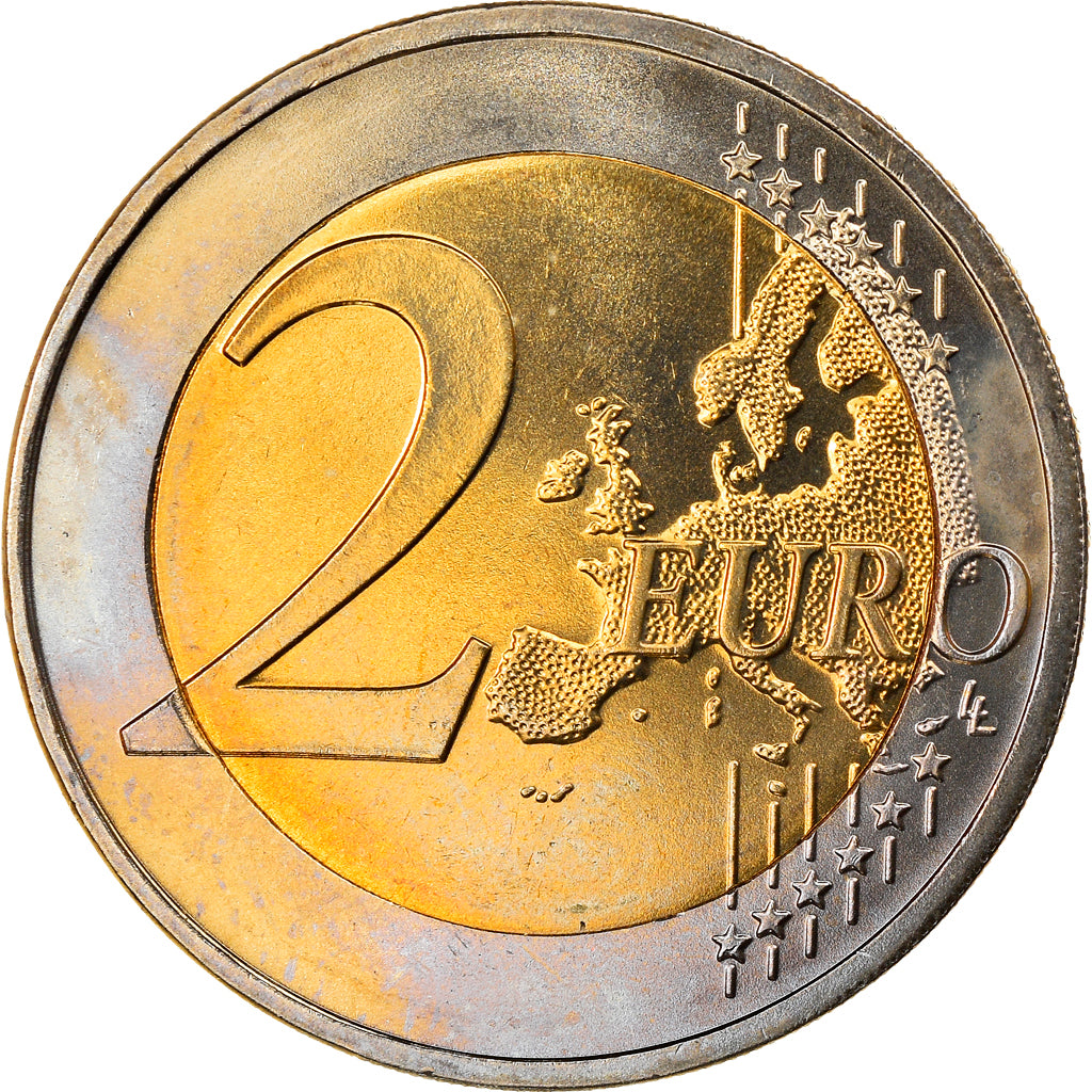 GERMANY - FEDERAL REPUBLIC, 2 Euro, 2007, Stuttgart, MS(63), Bi-Metallic, KM:259