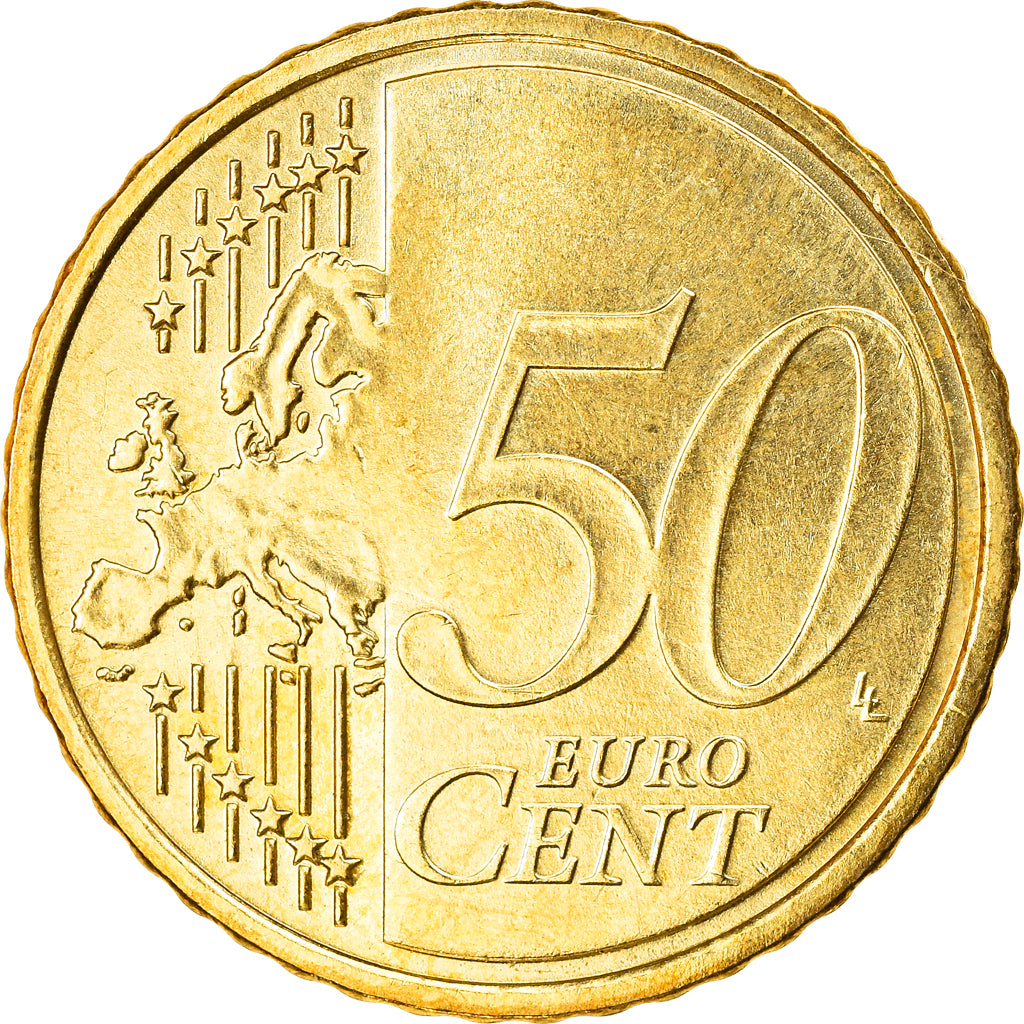 République fédérale allemande, 50 Euro Cent, 2007, Karlsruhe, SPL, Laiton