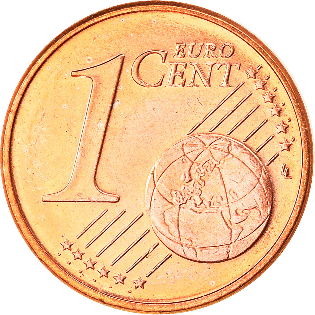 GERMANY - FEDERAL REPUBLIC, Euro Cent, 2007, Karlsruhe, MS(63), Copper Plated