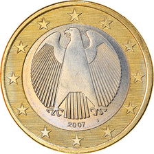 ALEMANHA - REPÚBLICA FEDERAL, Euro, 2007, Hambourg, MS(63), Bimetálico, KM:257