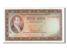 Banconote, Cecoslovacchia, 500 Korun, 1945, FDS
