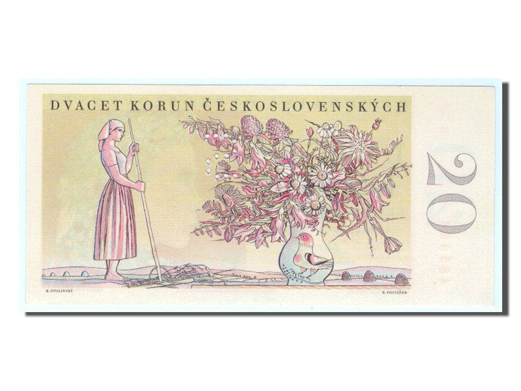 Czechoslovakia, 20 Korun, 1949, KM #70s, UNC(65-70), B32