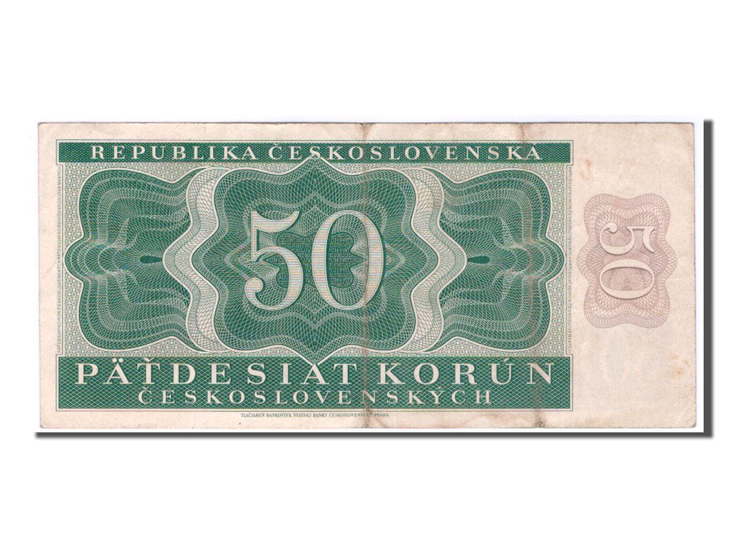 Cecoslovacchia, 50 Korun, 1950, BB