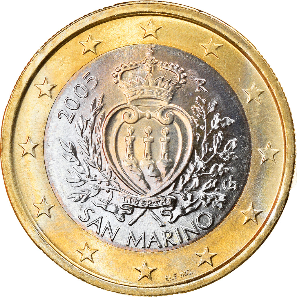 San Marino, Euro, 2005, Rome, SPL, Bi-metallico, KM:446