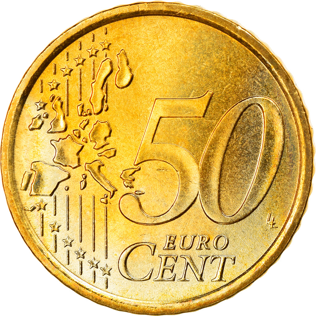 San Marino, 50 Euro Cent, 2005, MS(63), Brass, KM:Pn6