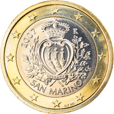 San Marino, Euro, 2007, Rome, MS(63), Bi-Metallic, KM:446