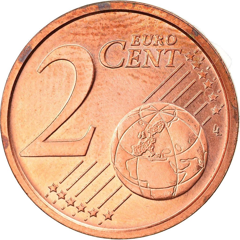 San Marino, 2 Euro Cent, 2007, Rome, AU(50-53), Copper Plated Steel, KM:441