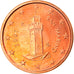 San Marino, Euro Cent, 2007, Rome, TTB+, Copper Plated Steel, KM:440