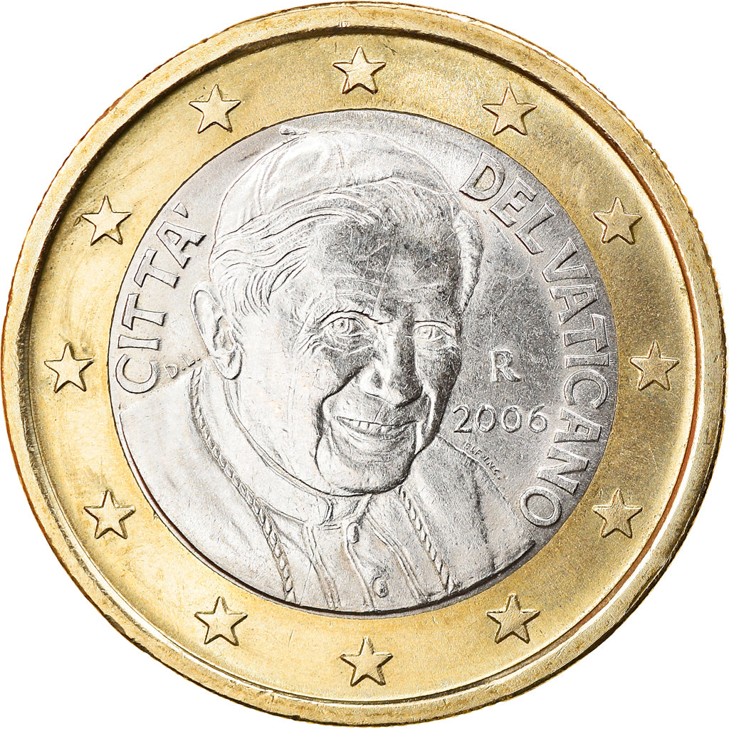VATICAN CITY, Euro, 2006, Rome, MS(63), Bi-Metallic, KM:381