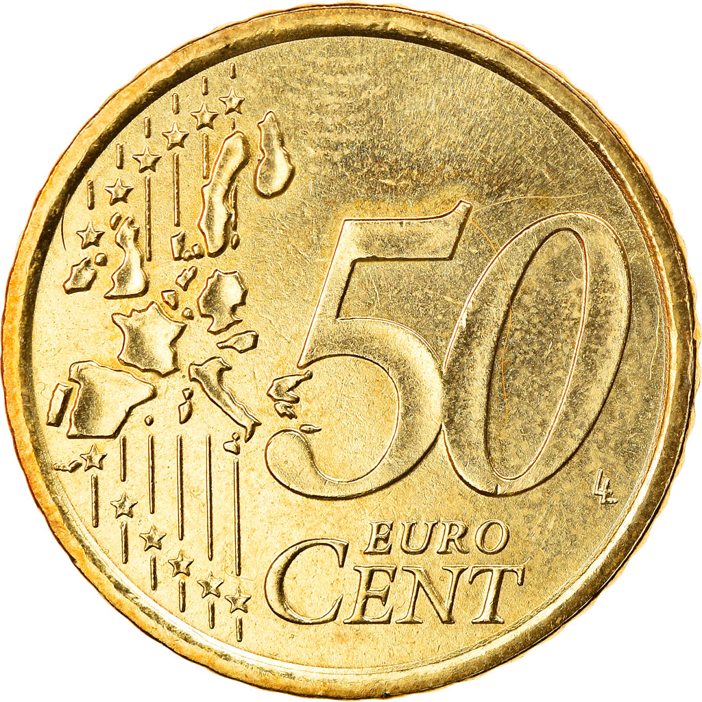VATICAN CITY, 50 Euro Cent, 2006, Rome, MS(63), Brass, KM:380