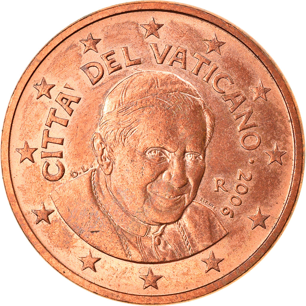 VATICAN CITY, 5 Euro Cent, 2006, Rome, AU(50-53), Copper Plated Steel, KM:377