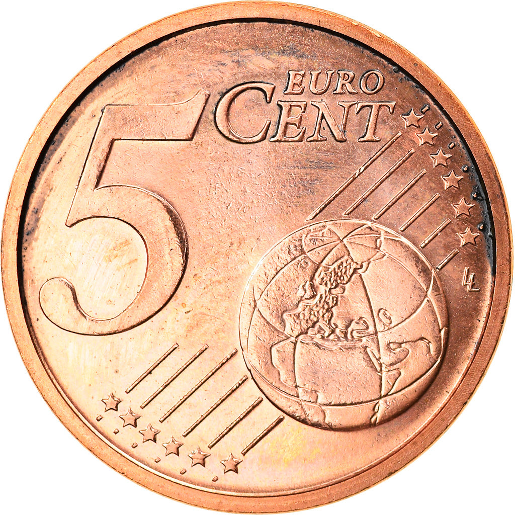 VATICAN CITY, 5 Euro Cent, 2007, Rome, BU, MS(63), Copper Plated Steel, KM:377