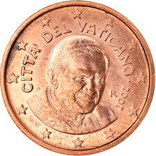 VATICAN CITY, 2 Euro Cent, 2007, Rome, BU, MS(63), Copper Plated Steel, KM:376