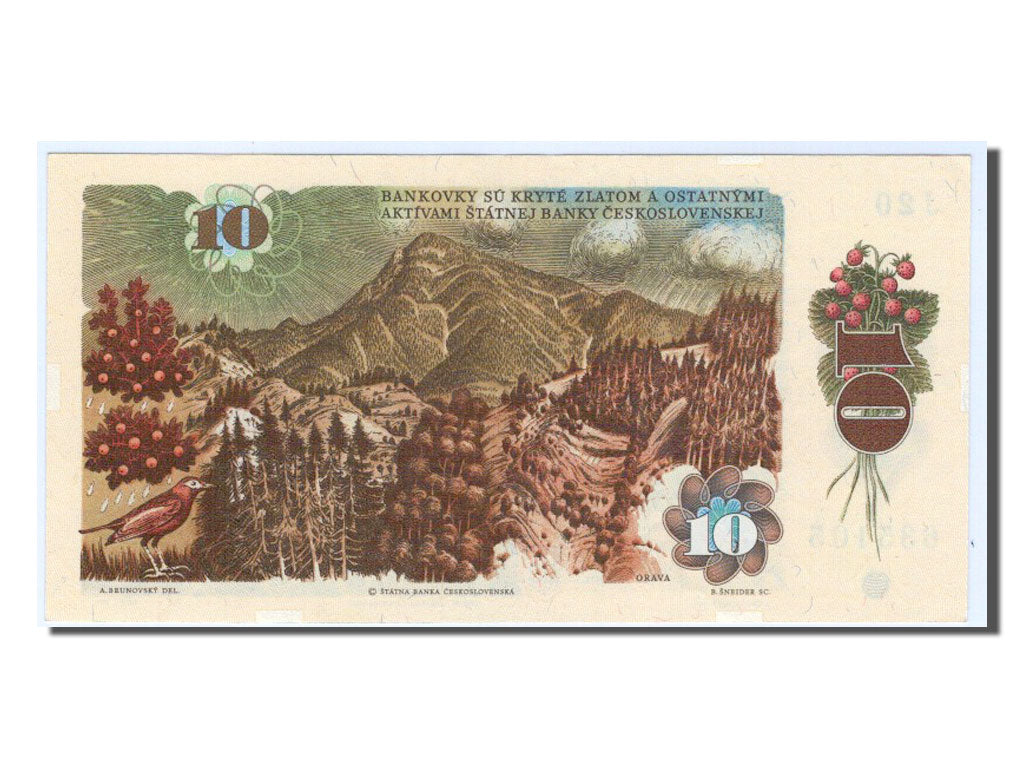 Cecoslovacchia, 10 Korun, 1986, FDS