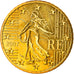 France, 50 Euro Cent, 2007, Paris, BU, MS(65-70), Brass, Gadoury:6a., KM:1412