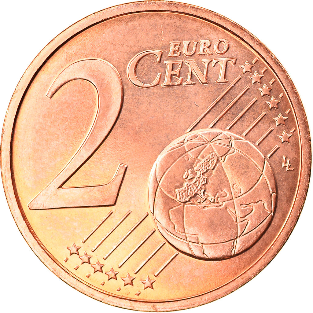 France, 2 Euro Cent, 2007, Paris, BU, FDC, Copper Plated Steel, Gadoury:2