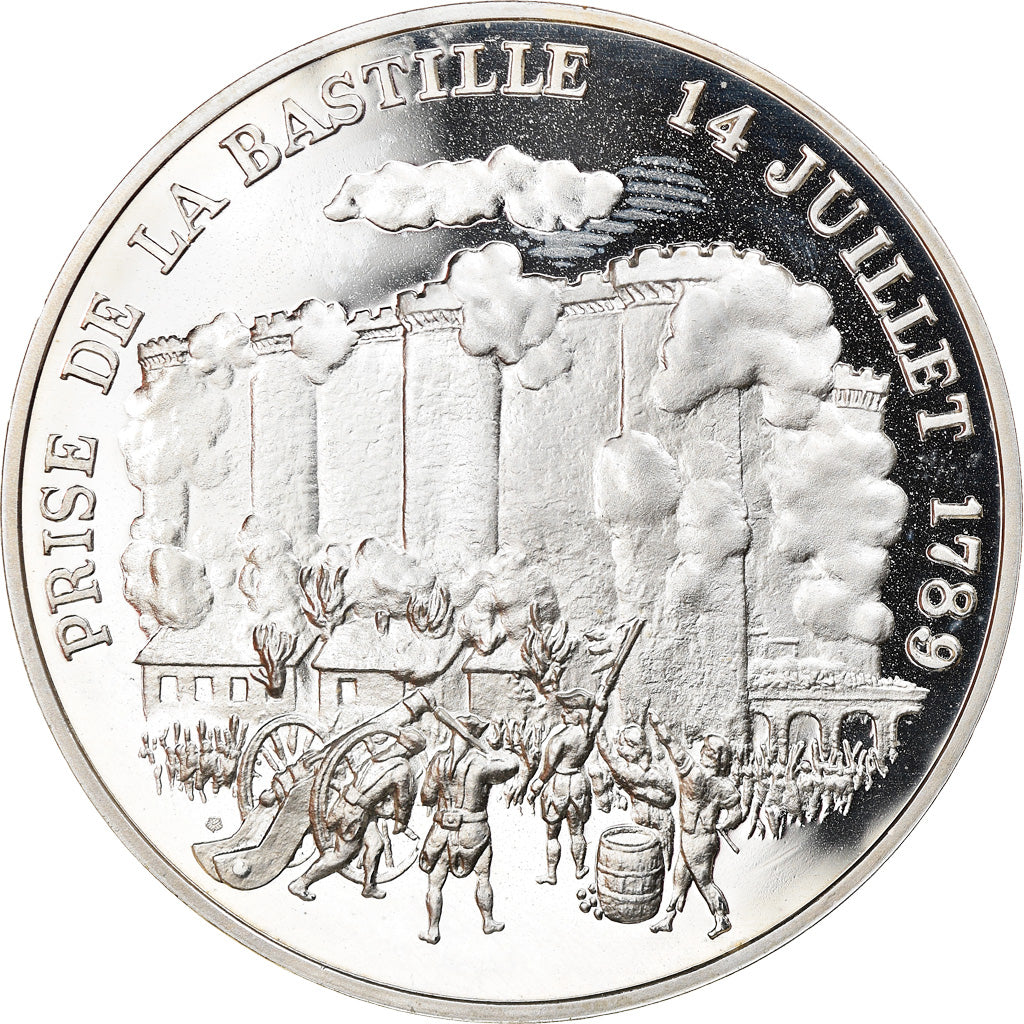 France, Médaille, Bicentenaire de la Prise de la Bastille, History, 1989, SPL