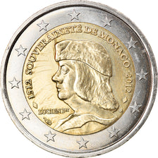 Monaco, 2 Euro, Lucien Ier de Monaco, 2012, Paris, MS(63), Bi-Metallic