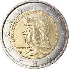 Monaco, 2 Euro, Lucien Ier de Monaco, 2012, Paris, AU(50-53), Bi-Metallic
