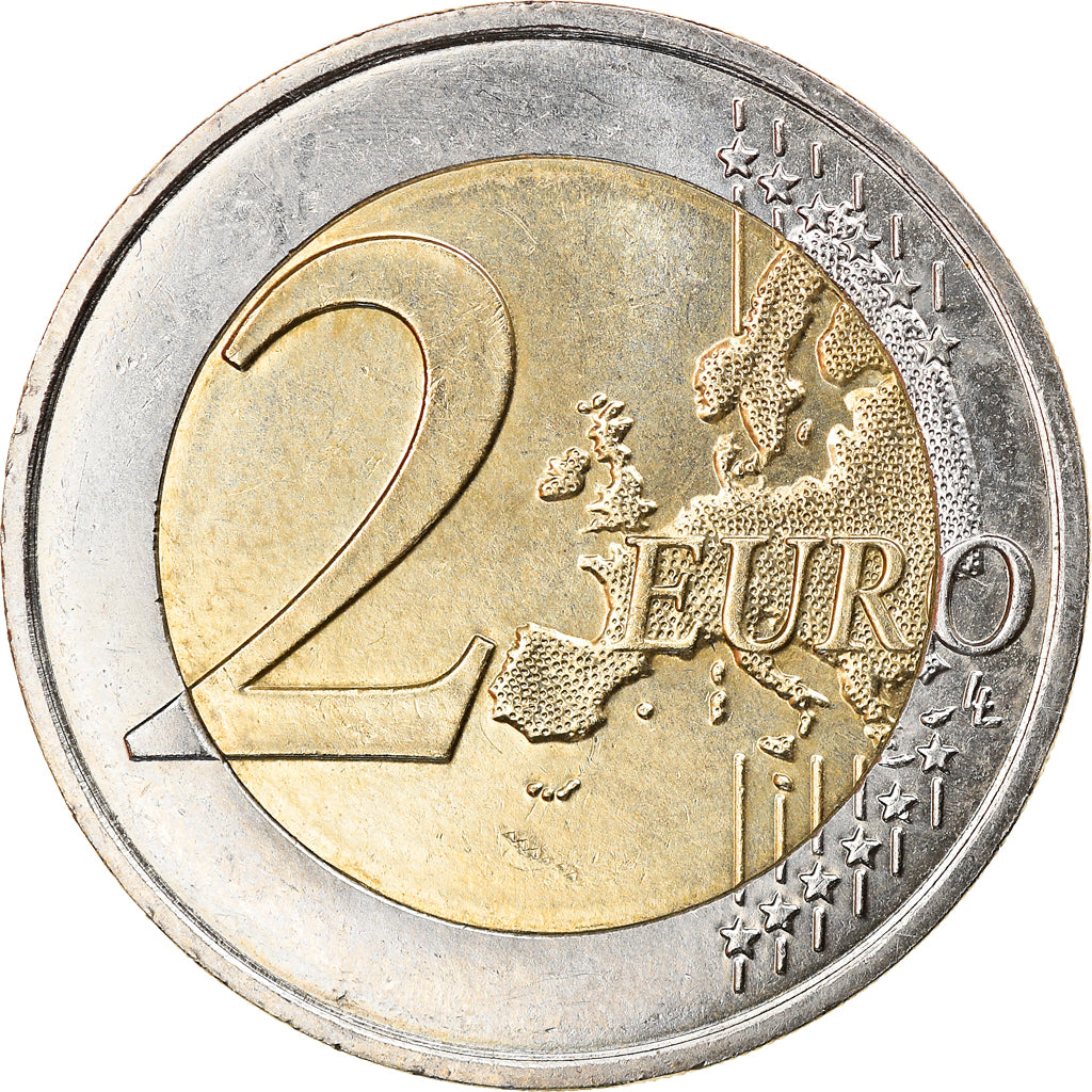 Monaco, 2 Euro, Lucien Ier de Monaco, 2012, Paris, TTB+, Bi-Metallic, Gadoury:MC