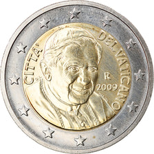 VATICAN CITY, 2 Euro, 2009, Rome, MS(63), Bi-Metallic, KM:389