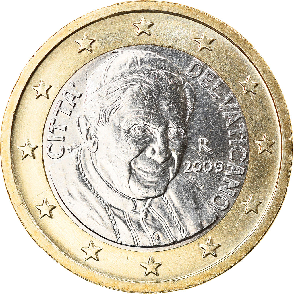 VATICAN CITY, Euro, 2009, Rome, MS(63), Bi-Metallic, KM:388