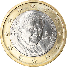 VATICAN CITY, Euro, 2009, Rome, MS(63), Bi-Metallic, KM:388