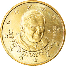 VATICAN CITY, 50 Euro Cent, 2009, Rome, MS(63), Brass, KM:387