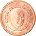 VATICAN CITY, Euro Cent, 2009, Rome, MS(63), Copper Plated Steel, KM:375
