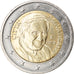 VATICAN CITY, 2 Euro, 2010, Rome, MS(63), Bi-Metallic, KM:389