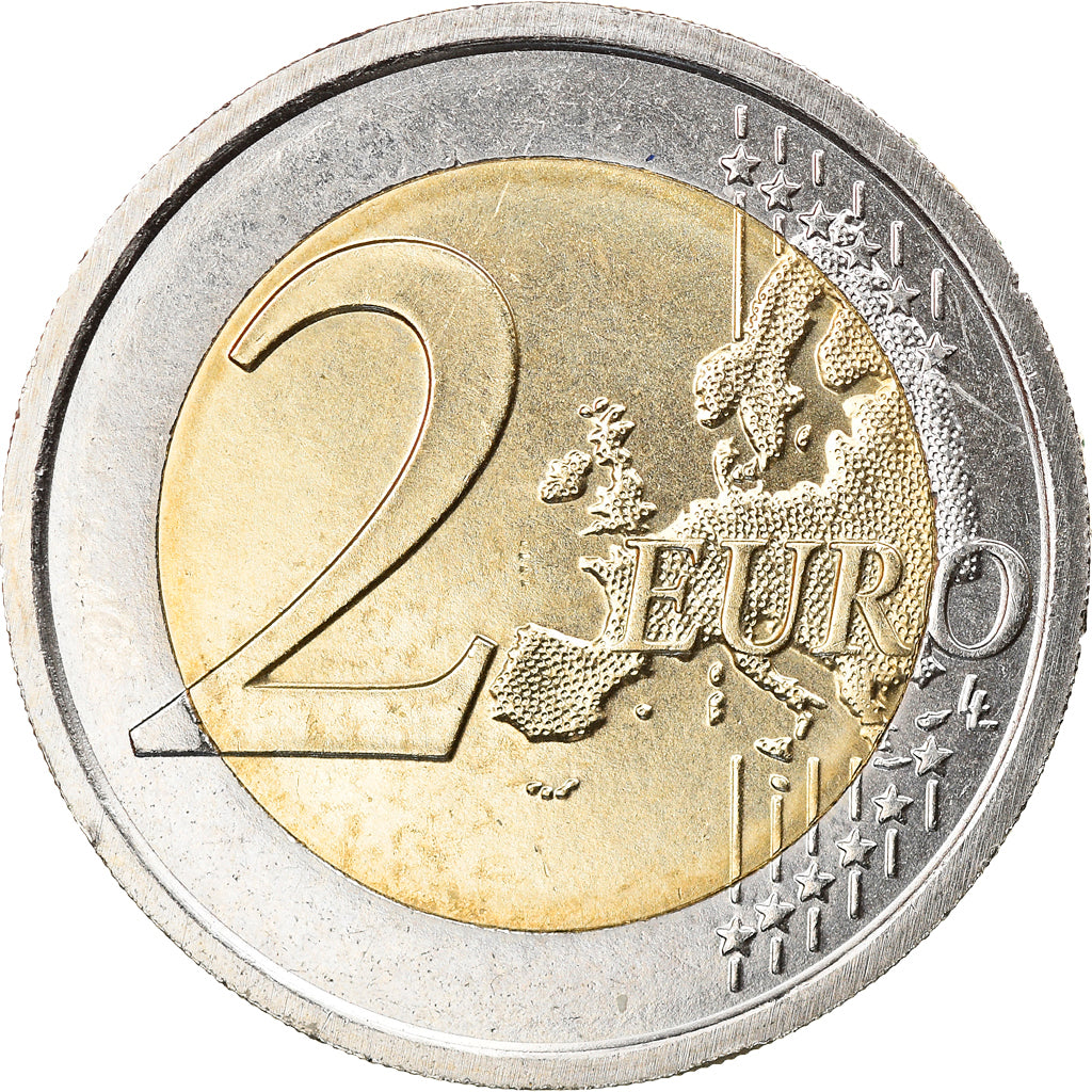 VATICAN CITY, 2 Euro, 2010, Rome, MS(63), Bi-Metallic, KM:389