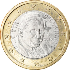 VATICAN CITY, Euro, 2010, Rome, AU(50-53), Bi-Metallic, KM:388