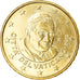 VATICAN CITY, 10 Euro Cent, 2010, Rome, MS(63), Brass, KM:385