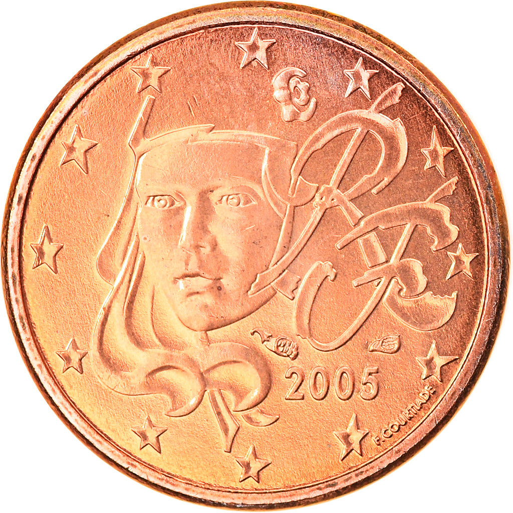 France, Euro Cent, 2005, Paris, SPL, Copper Plated Steel, Gadoury:1, KM:1282