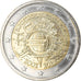 Germania, 2 Euro, 10 years euro, 2012, Berlin, SPL, Bi-metallico, KM:New