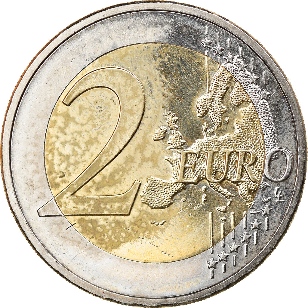 GERMANY - FEDERAL REPUBLIC, 2 Euro, 10 years euro, 2012, Stuttgart, MS(63)