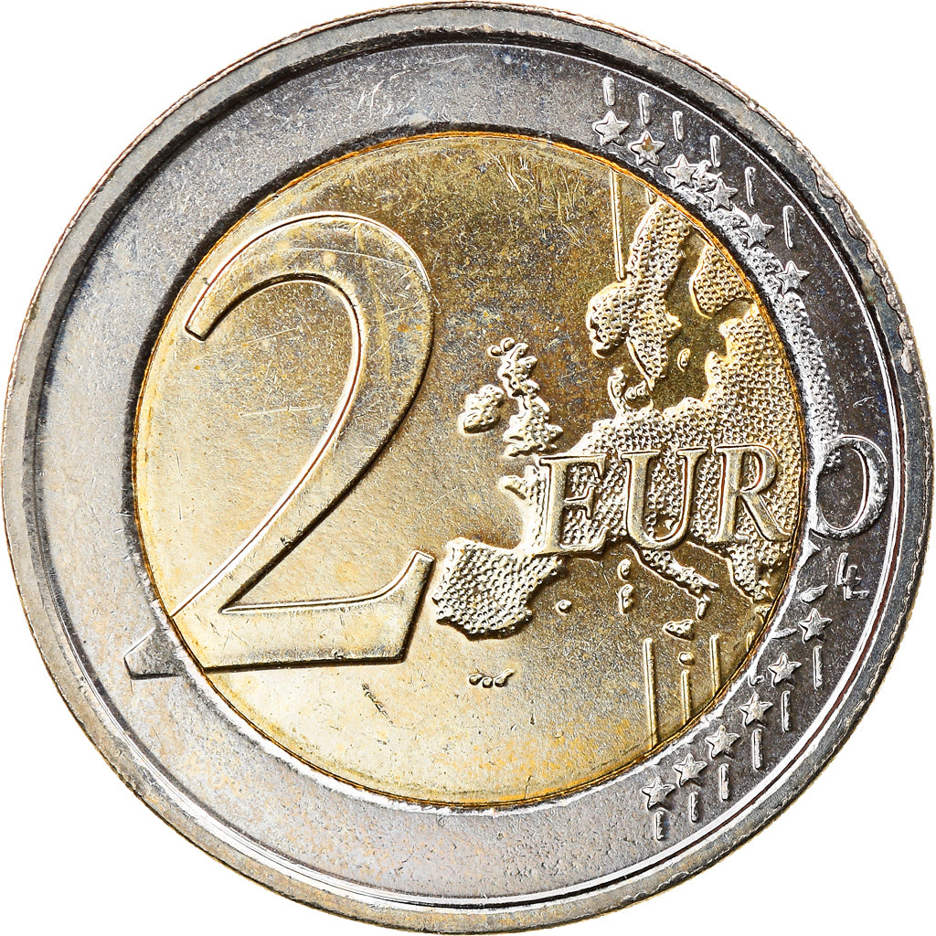 Belgium, 2 Euro, 10 years euro, 2012, MS(63), Bi-Metallic