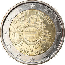 Finland, 2 Euro, 10 ans de l'Euro, 2012, Vantaa, UNC-, Bi-Metallic, KM:178