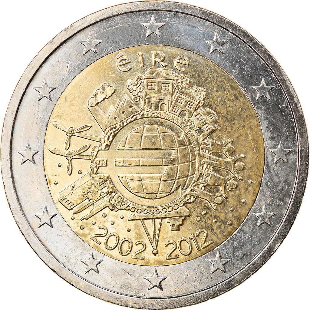 Coin, Ireland, 2 Euro, 2012, EF(40-45), Bi-Metallic, KM:New