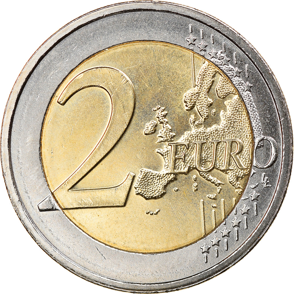 Luxemburgo, 2 Euro, 10 ans de l'Euro, 2012, Utrecht, EF(40-45), Bimetálico