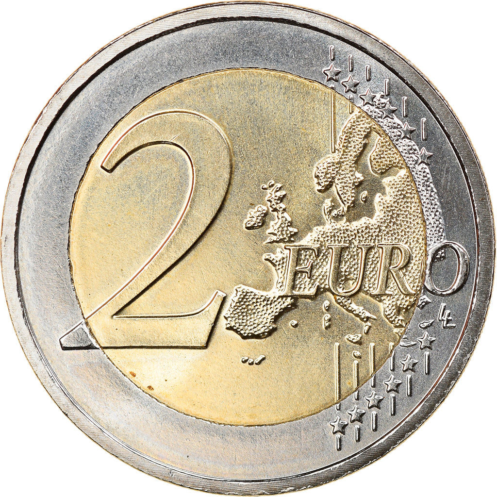 Malta, 2 Euro, 10 Jahre Euro, 2012, SC, Bimetálico, KM:139