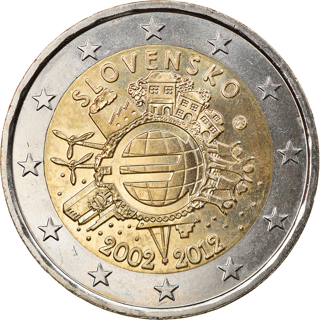 Slovakia, 2 Euro, 2012, Kremnica, MS(63), Bi-Metallic, KM:120